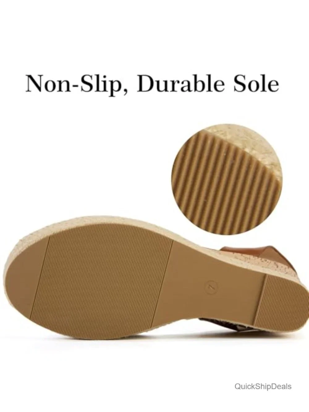Womens Espadrille Wedge Sandals Ankle Strap Cork Platform Dressy Sandals